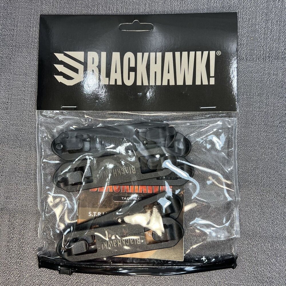 Blackhawk Black 4” 38C303BK Speed Clips Mounts For S.T.R.I.K.E.  6pk